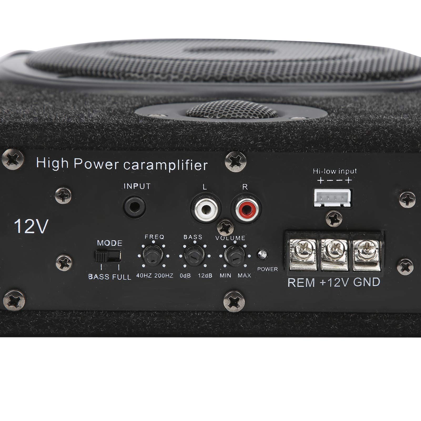 Amazon.co.jp: XTevu サブウーファースピーカー、シート下アンプ